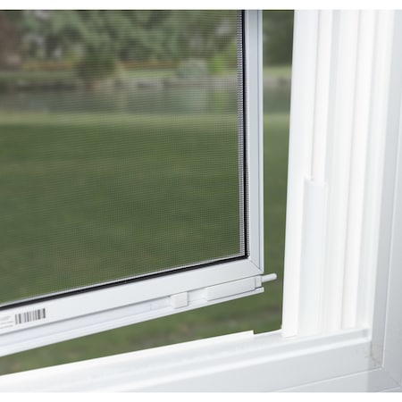 24 in W x 55 in H Double-Hung Window Screen, DH3, Aluminum Mesh, White -  RITESCREEN, DH3-C01-MSAL-L00-H55-W24